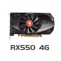 Karta graficzna VEINEDA Radeon RX 550 4GB GDDR5 128 bitowy komputer stacjonarny do gier karty graficzne PCI Express3.0 do karty Amd 1